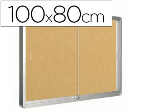Vitrina de parede com porta q-connect com 100 x 80 cm , Q-connect , 26360 , 5705831035881